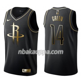 Houston Rockets Gerald Green 14 Nike Musta Golden Edition Pelipaidat Swingman - Miesten